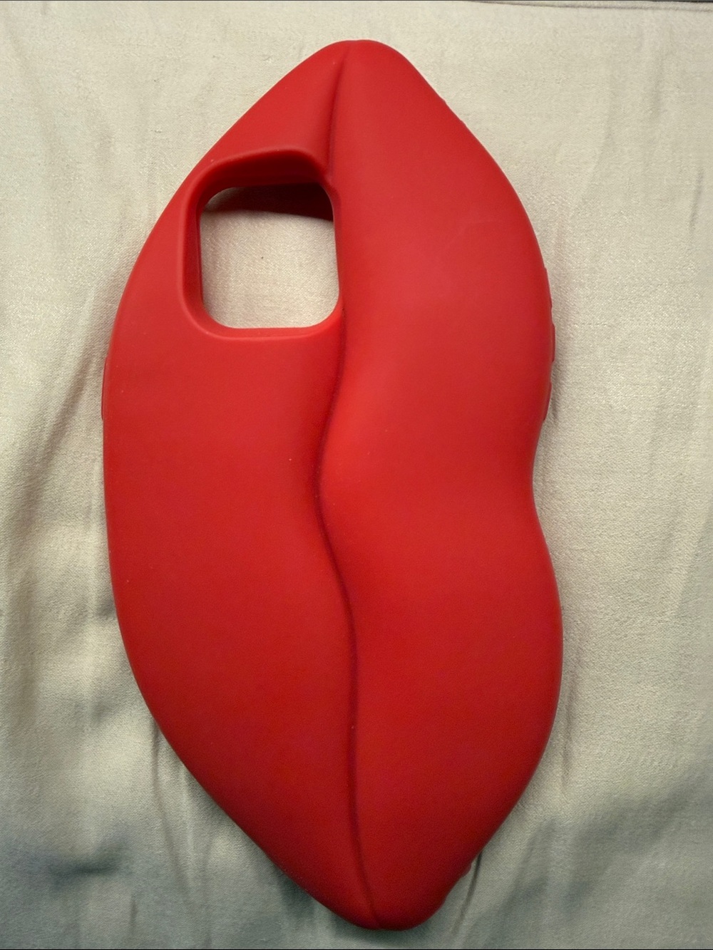 Red Lip-Shaped 12 Pro Max Phone Case